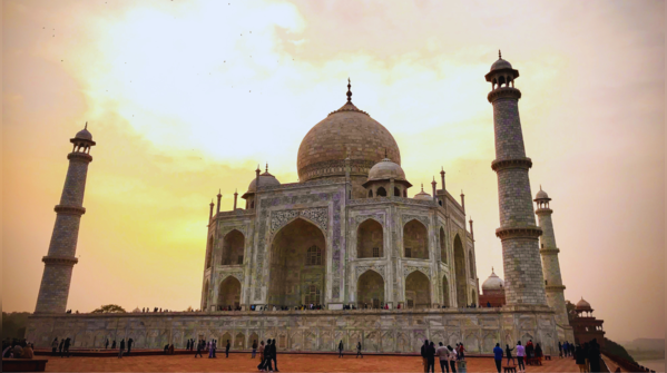 The iconic Taj Mahal, a symbol of love