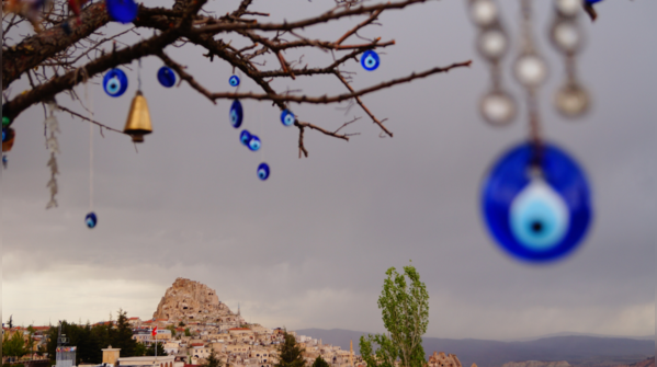 A depiction of dark spirits associated with the Evil Eye.