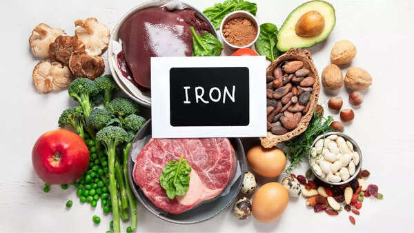 Selection of iron-rich foods