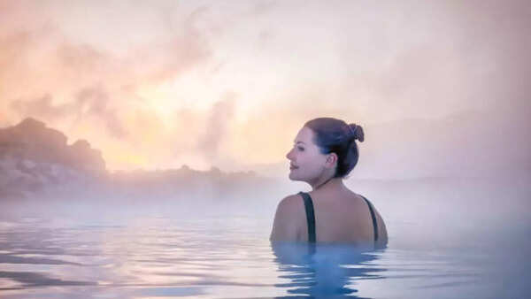The Blue Lagoon in Reykjavik, a geothermal spa