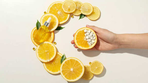 Variety of vitamin C rich fruits