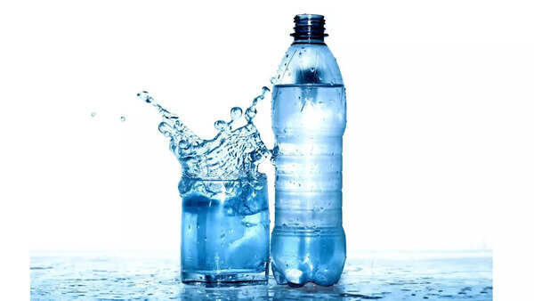 Glass of refreshing water