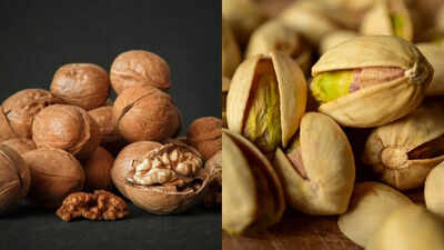 Comparison of walnuts and pistachios