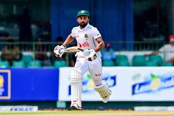 Shadman led Bangladesh with a score of 46 on a rain-affected first day